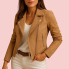 Dames Jas – Getailleerde jas met elegante snit en ritssluiting voor een verfijnde look
